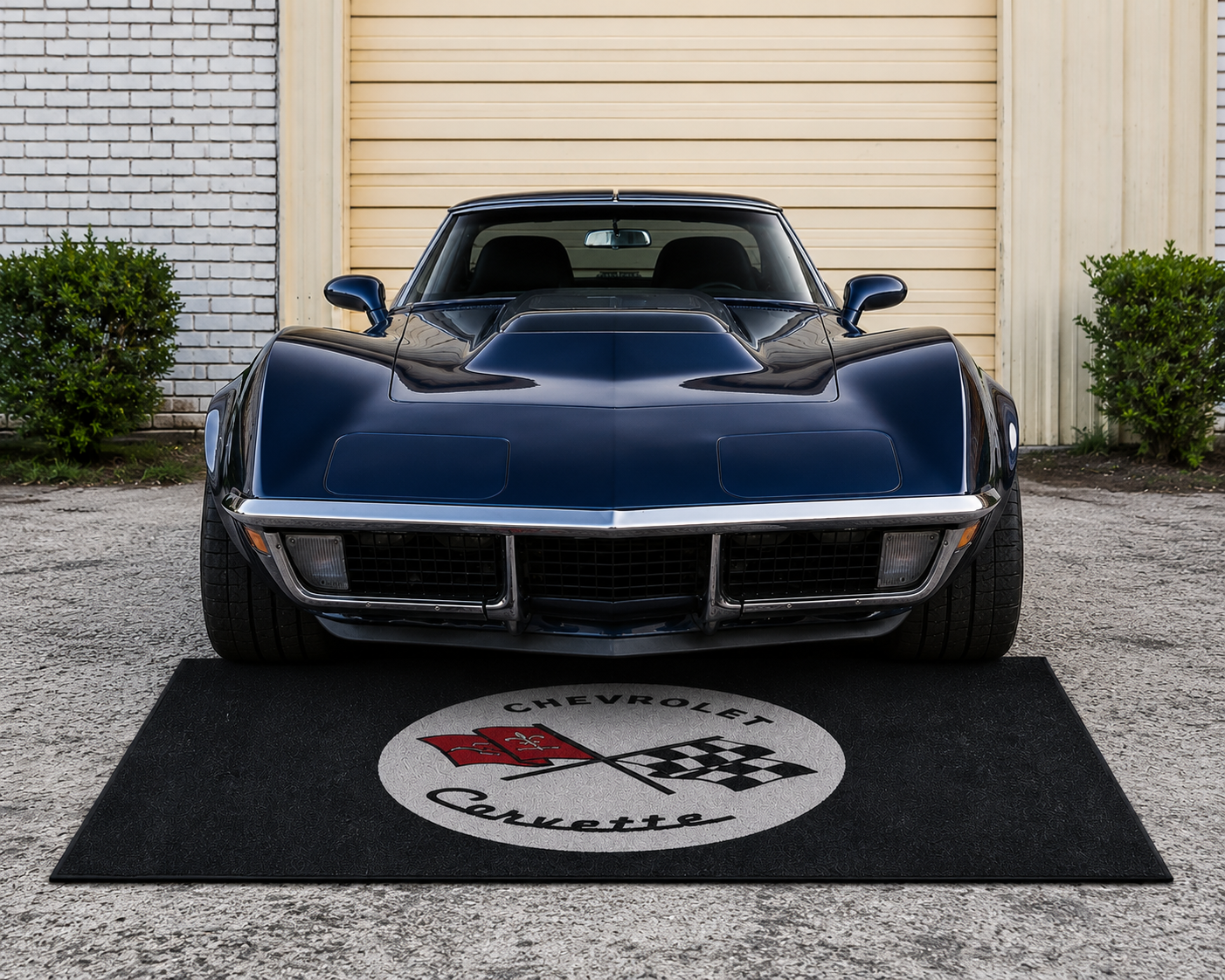 Corvette C2 Rug 60x87 Inches Garage and Home