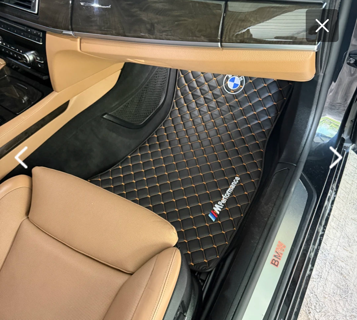For BMW M Performance Car Floor Mats Custom fit Leather for all BMW M Performance Carpet Liner