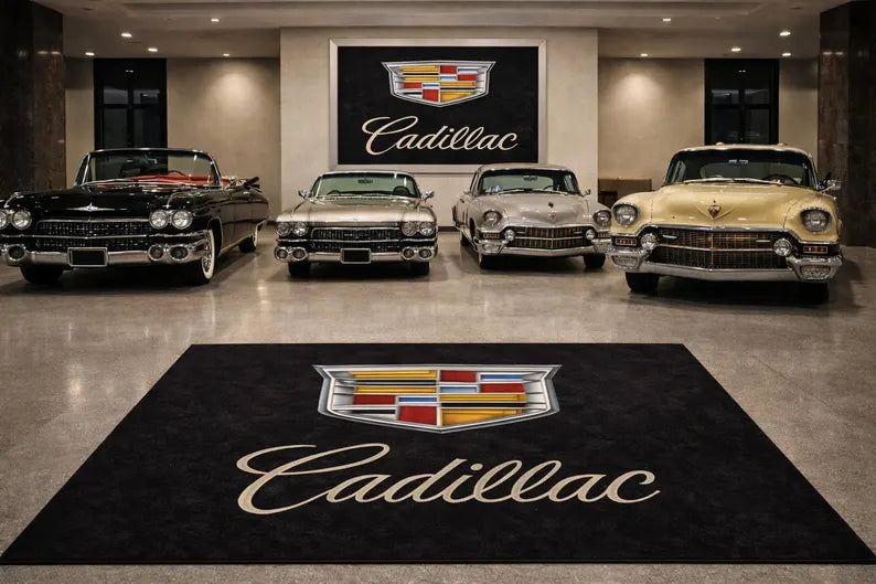 Cadillac Rug 60x87 Inches Garage and Home