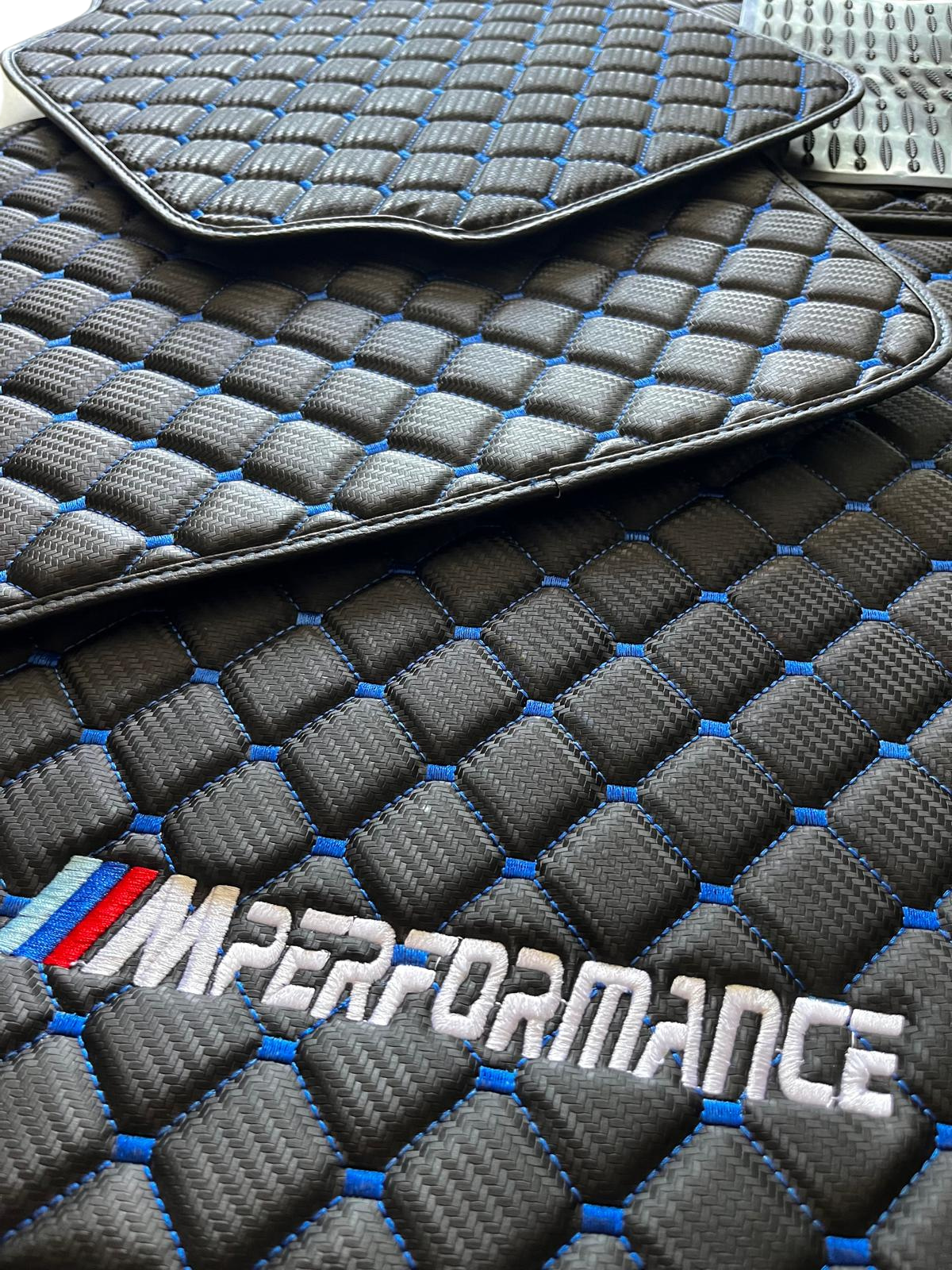 For BMW M5 Leather Car Floor Mats Custom Fit Waterproof