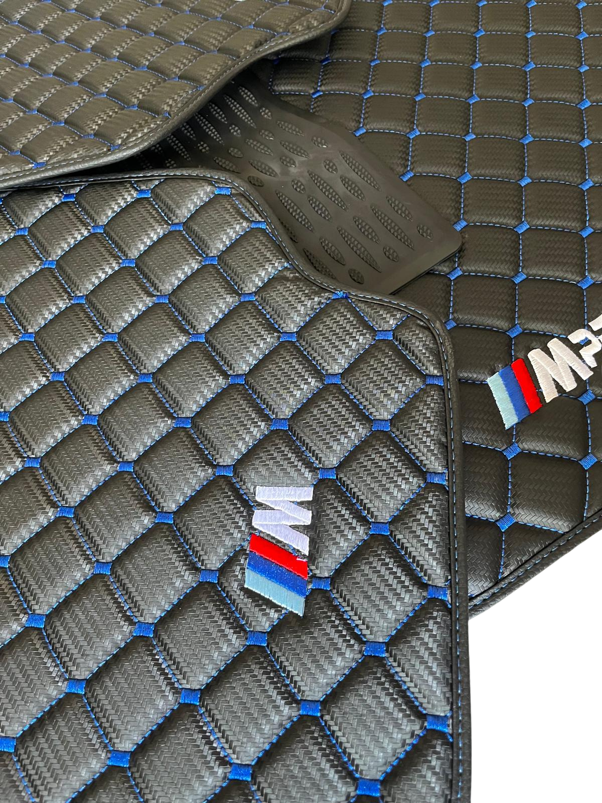 For BMW M5 Leather Car Floor Mats Custom Fit Waterproof