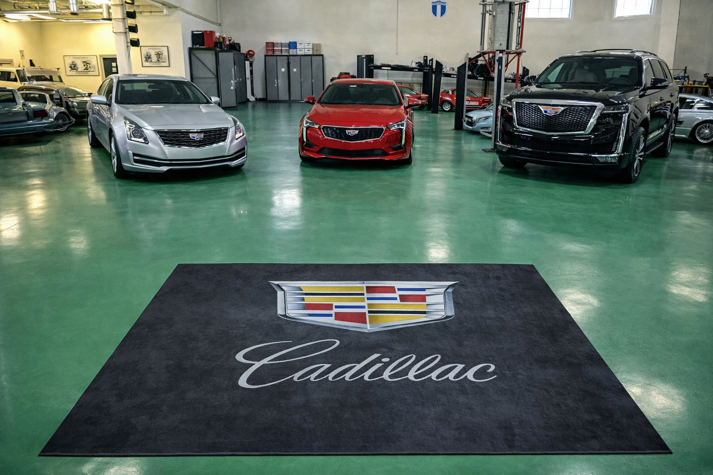 Cadillac Rug 60x87 Inches Garage and Home