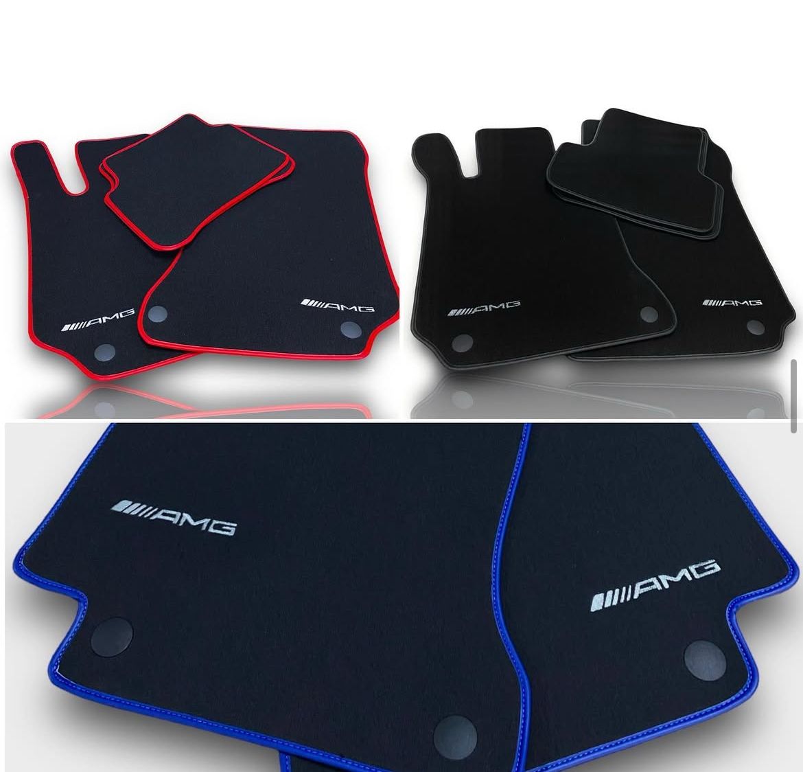 Mercedes Benz ( AMG ) Carpet Car Floor Mats Custom fit for all Model Carpet Liner