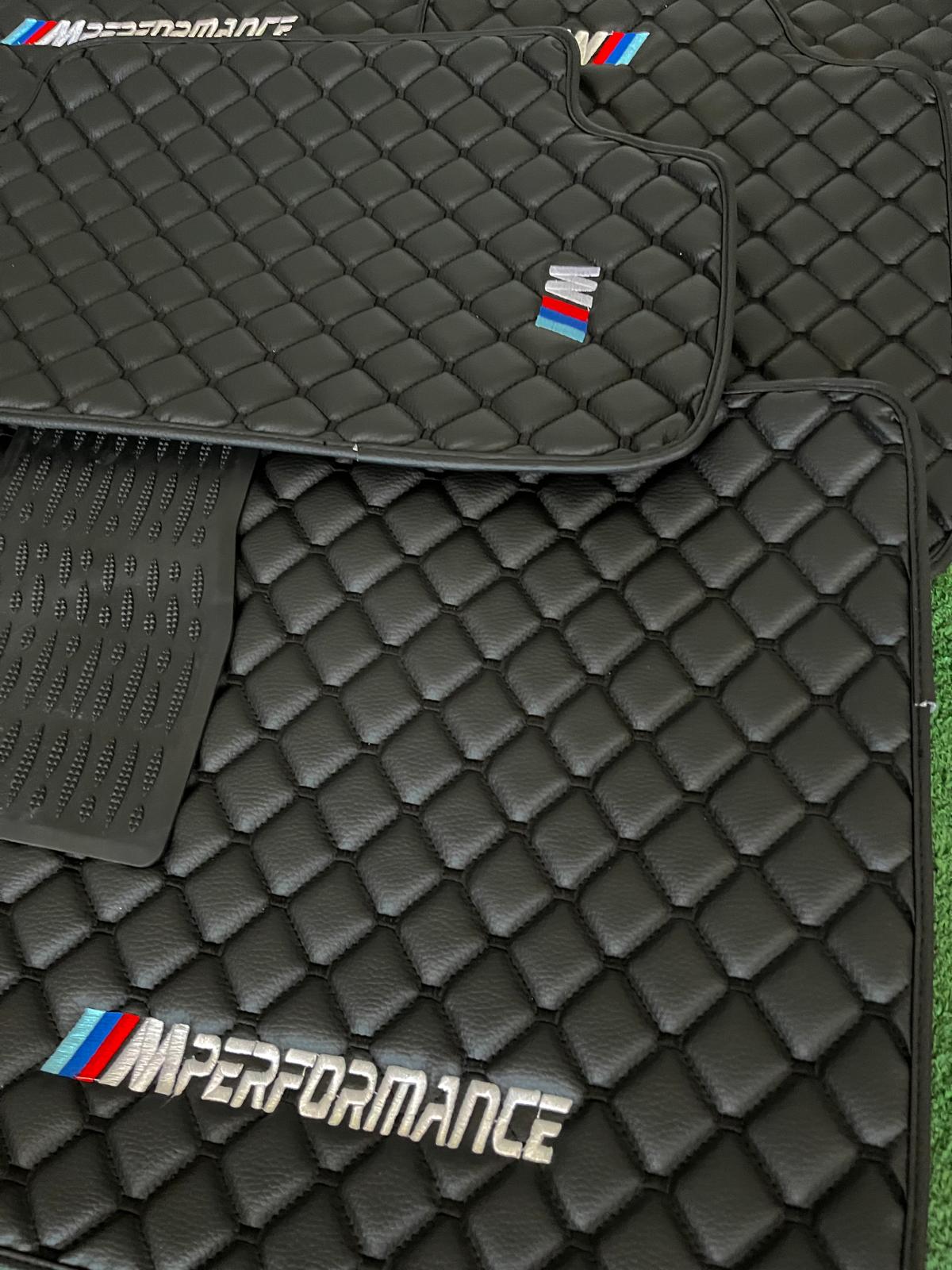 For BMW M4 Leather Floor Mats Custom Fit Waterproof