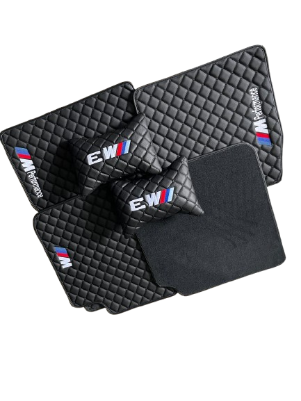 For BMW M3 Series Car Floor Mats Set ( With 2 Pillow )