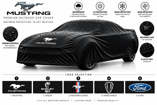 Mustang Outdoor Car Cover Waterproof Custom Fit