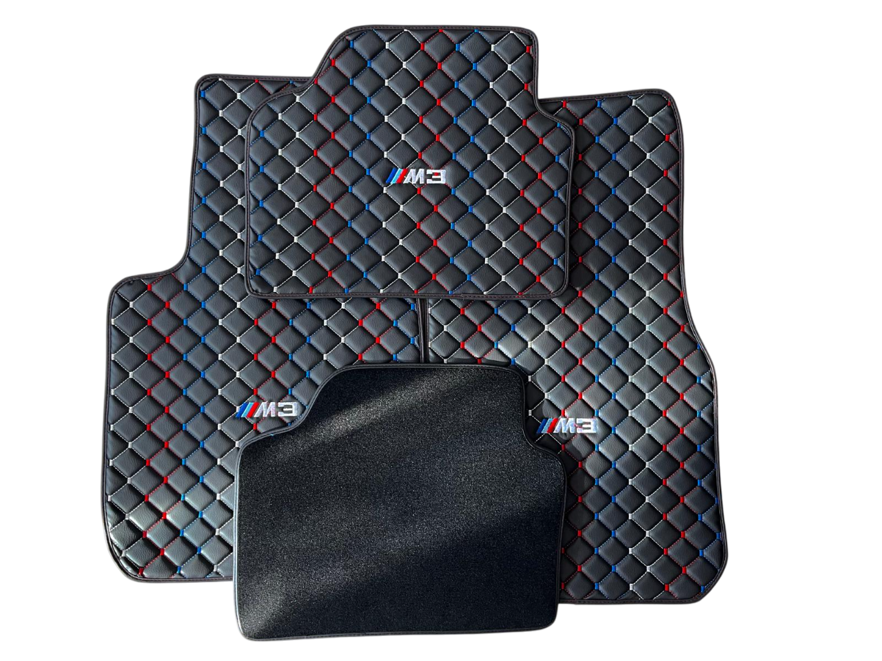 For BMW M5 Leather Car Floor Mats Custom Fit Waterproof