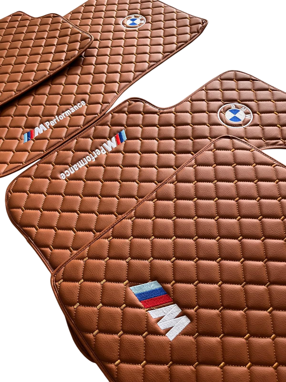 For BMW M5 Leather Car Floor Mats Custom Fit Waterproof